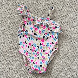 EGG New York Colorful Leopard Print Kids Swimsuit